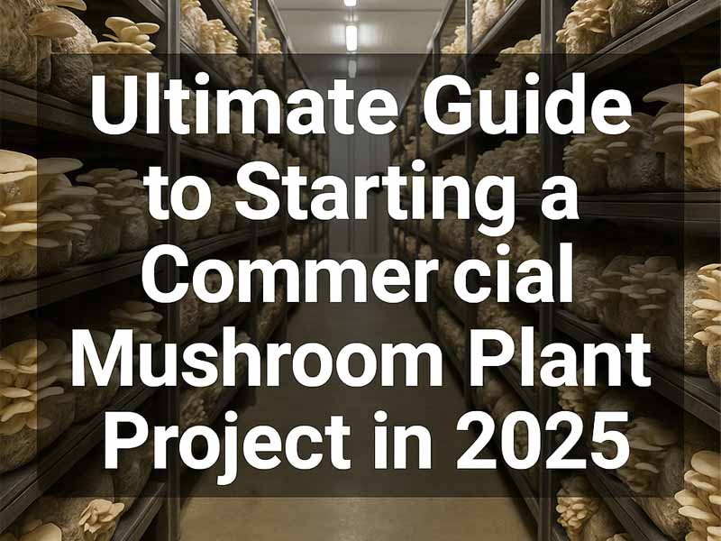 Ultimate Guide to Starting a Commercial Mushroom Plant Project in 2025