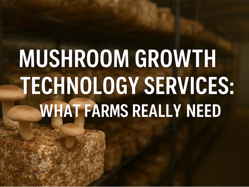 Mushroom Growth Technology Services: What Farms Really Need