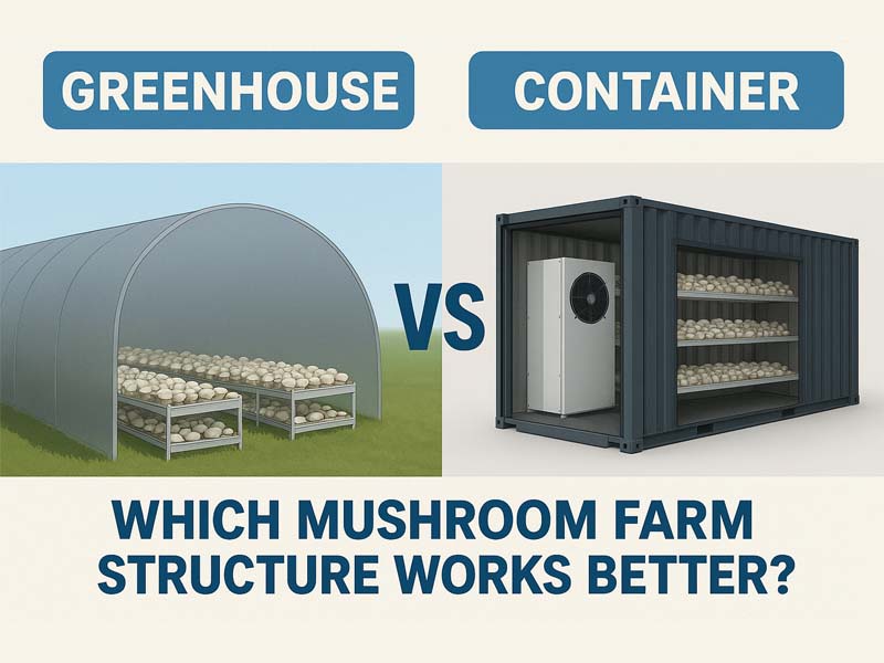Greenhouse vs. Container: Which Mushroom Farm Structure Works Better?